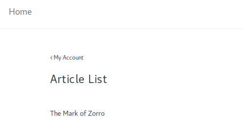 web list